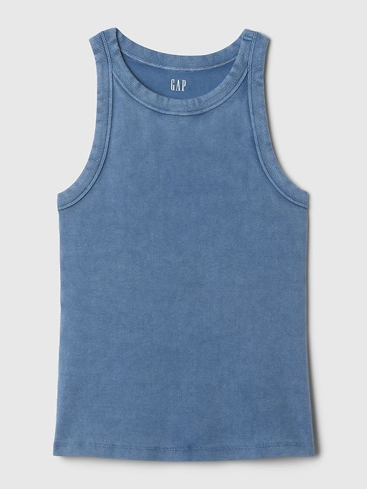 Modern Rib Halter Tank Top sold by GAP product image thumbnail 4