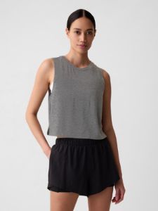 GapFit Breathe Cropped Muscle T-Shirt sold by GAP