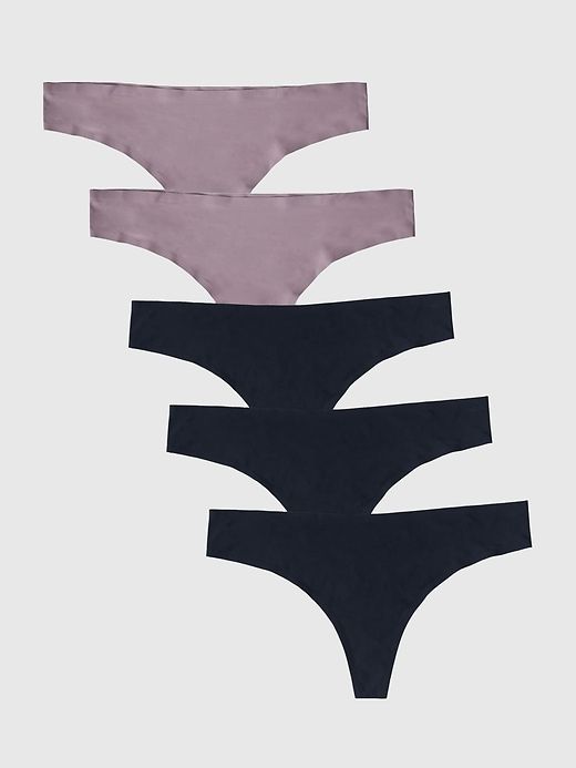 Ingrid and Isabel 5 Pack No Show Thong Bundle sold by GAP