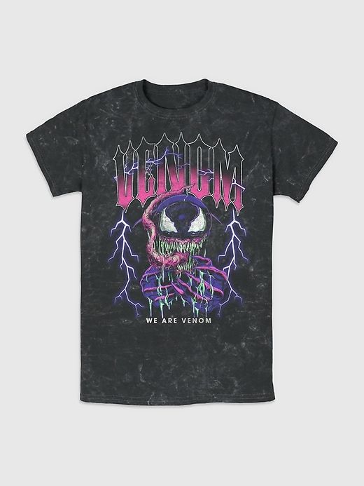 Marvel Venom Lightning Mineral Wash Graphic Tee sold by GAP