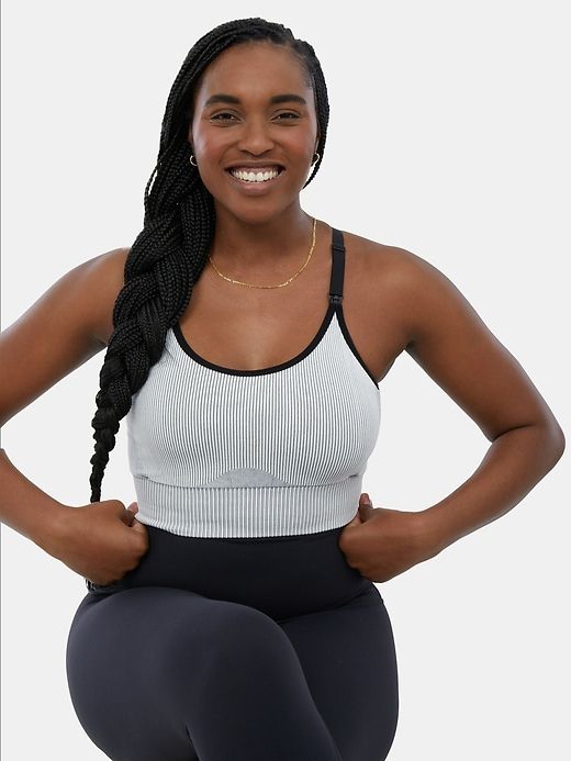 Ingrid and Isabel Seamless Nursing Sports Bra sold by GAP