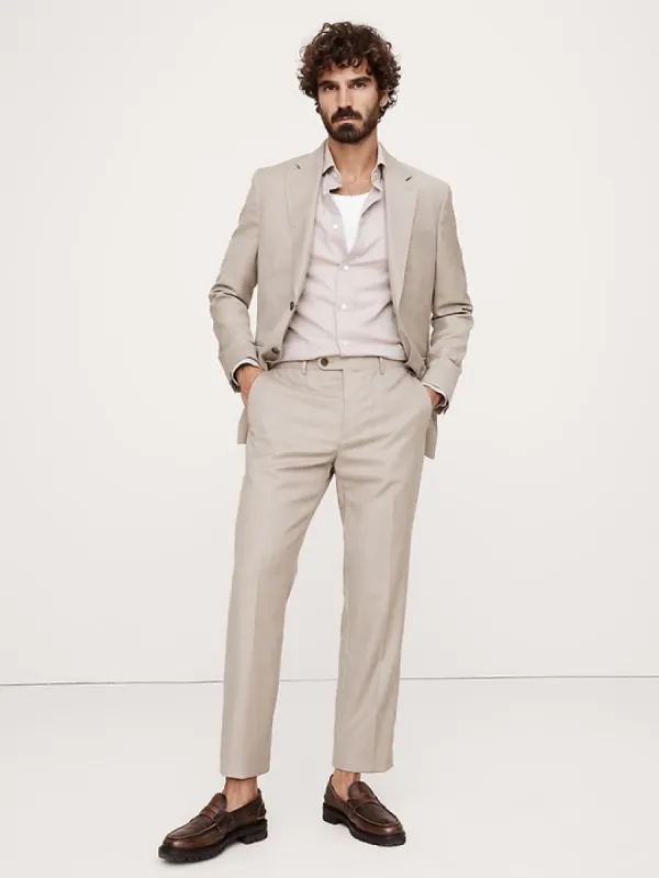 Slim Cotton-Cashmere Dress Shirt sold by Banana Republic