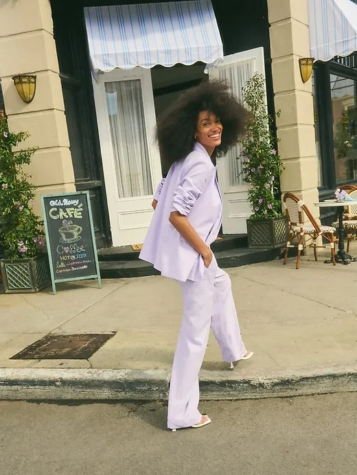 Extra High-Waisted Wide-Leg Taylor Pants sold by GAP product image thumbnail 3
