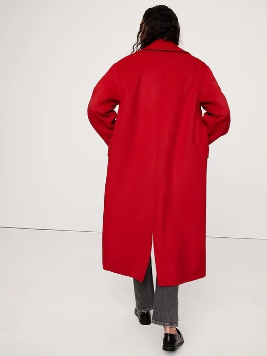 Oversized Double-Faced Scarf Coat sold by Banana Republic product image thumbnail 2