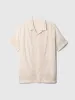 Textured Linen-Cotton Resort Shirt sold by GAP