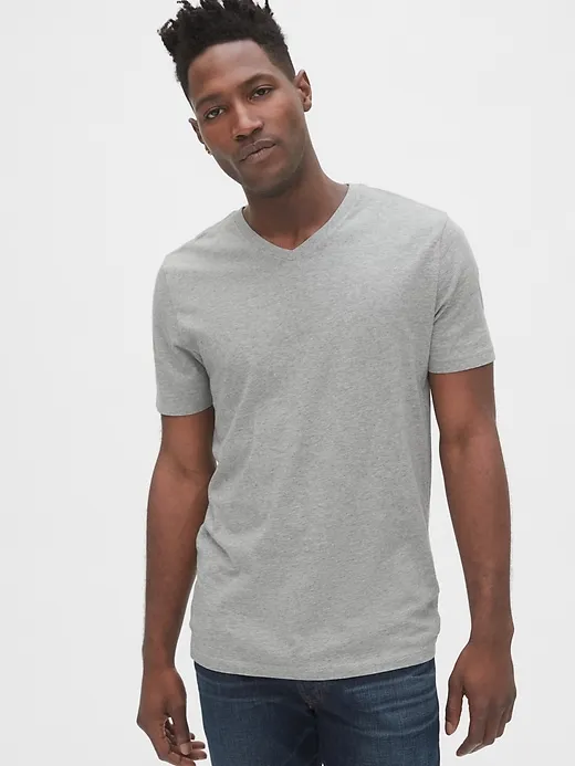 Jersey V-Neck T-Shirt sold by GAP