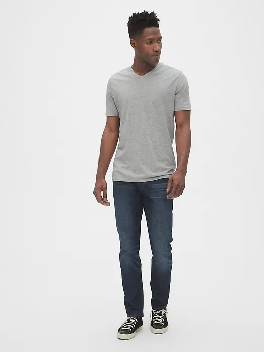 Jersey V-Neck T-Shirt sold by GAP product image thumbnail 3