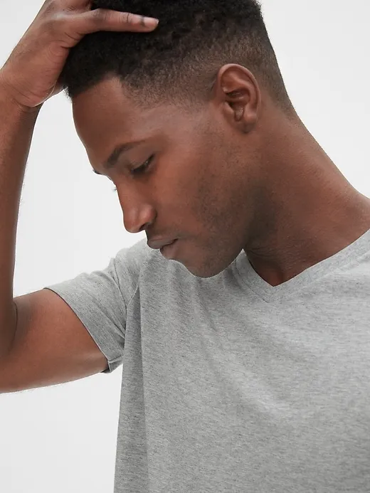 Jersey V-Neck T-Shirt sold by GAP product image thumbnail 4