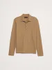 Luxury-Touch Long-Sleeve Polo sold by Banana Republic