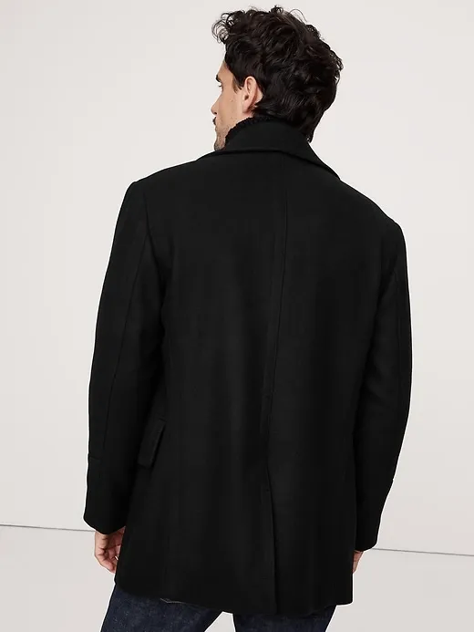 Italian Melton Peacoat sold by Banana Republic product image thumbnail 2