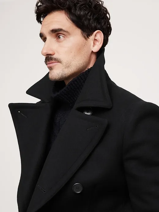 Italian Melton Peacoat sold by Banana Republic product image thumbnail 3