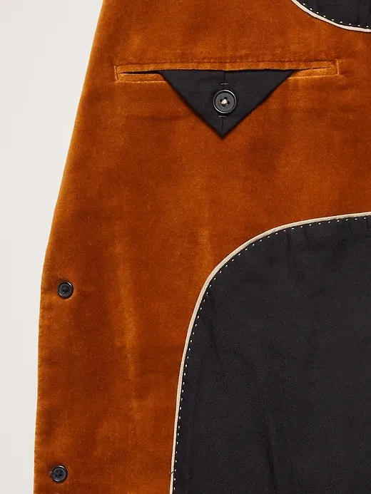 Cotton Velvet Blazer sold by Banana Republic product image thumbnail 5