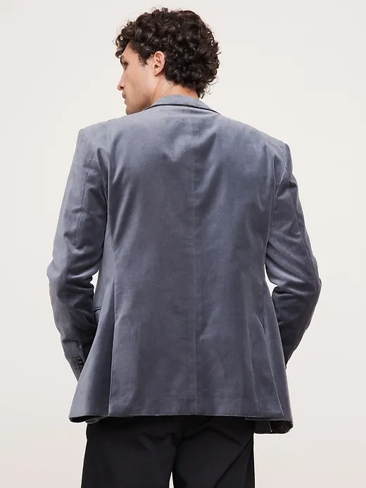 Cotton Velvet Blazer sold by Banana Republic product image thumbnail 2