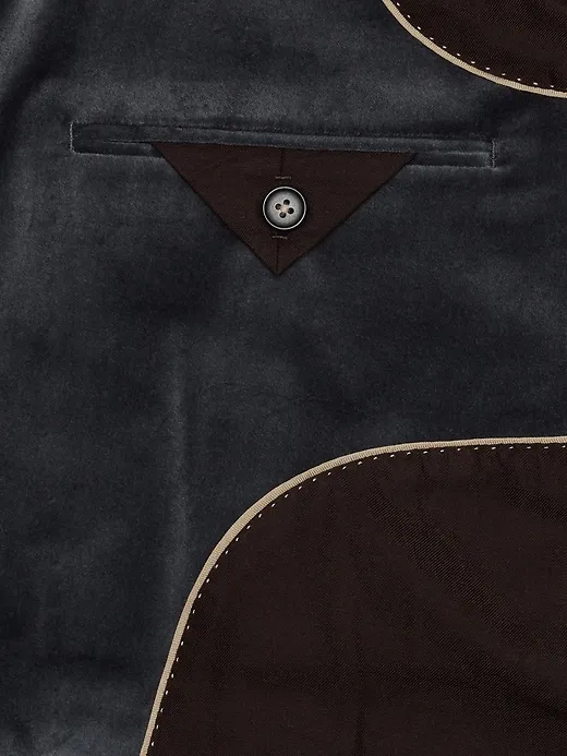 Cotton Velvet Blazer sold by Banana Republic product image thumbnail 5