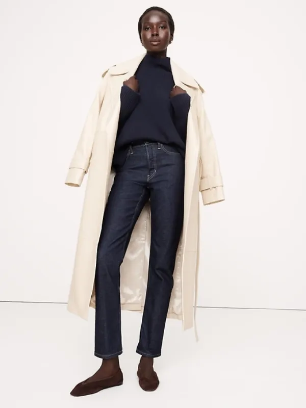 Oversized Midweight Cashmere Turtleneck Sweater sold by Banana Republic