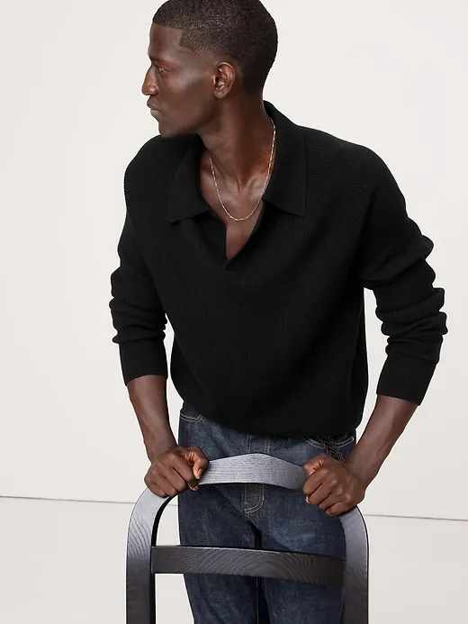 Wool-Cashmere Sweater Polo sold by Banana Republic product image thumbnail 3
