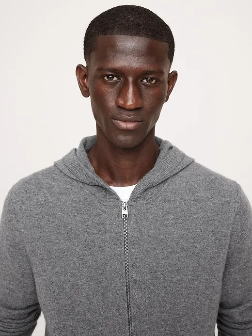 Wool-Cashmere Sweater Hoodie sold by Banana Republic product image thumbnail 3