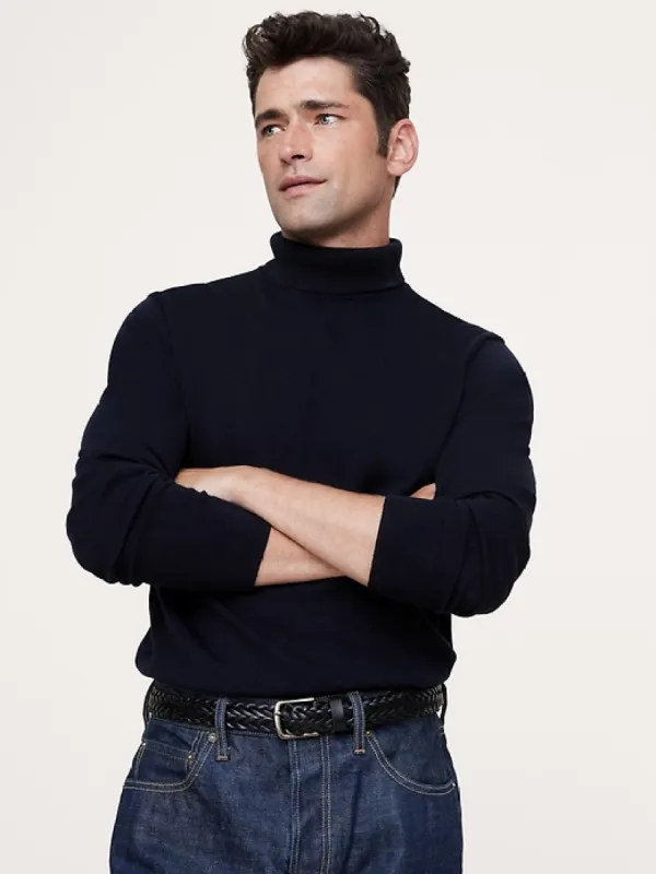 Italian Merino Turtleneck Sweater sold by Banana Republic