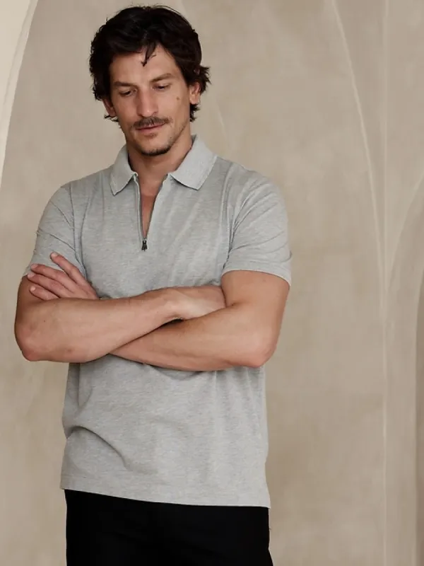 Luxury Touch Pique Polo sold by Banana Republic