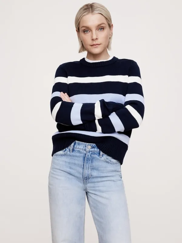 Demi Cotton-Silk Sweater sold by Banana Republic