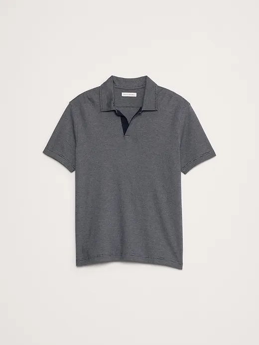 Slim Luxury-Touch Pique Polo sold by Banana Republic product image thumbnail 4