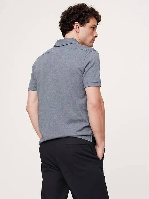 Slim Luxury-Touch Pique Polo sold by Banana Republic product image thumbnail 2