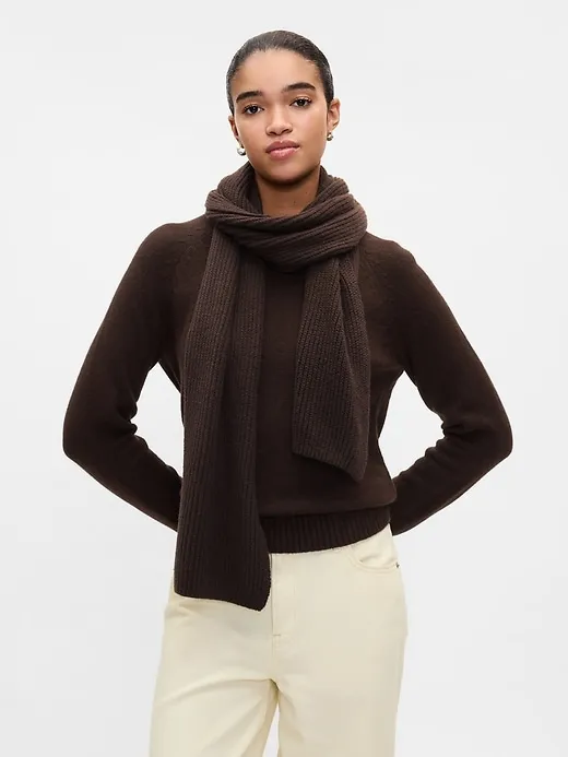CashSoft Rib Scarf sold by GAP product image thumbnail 3