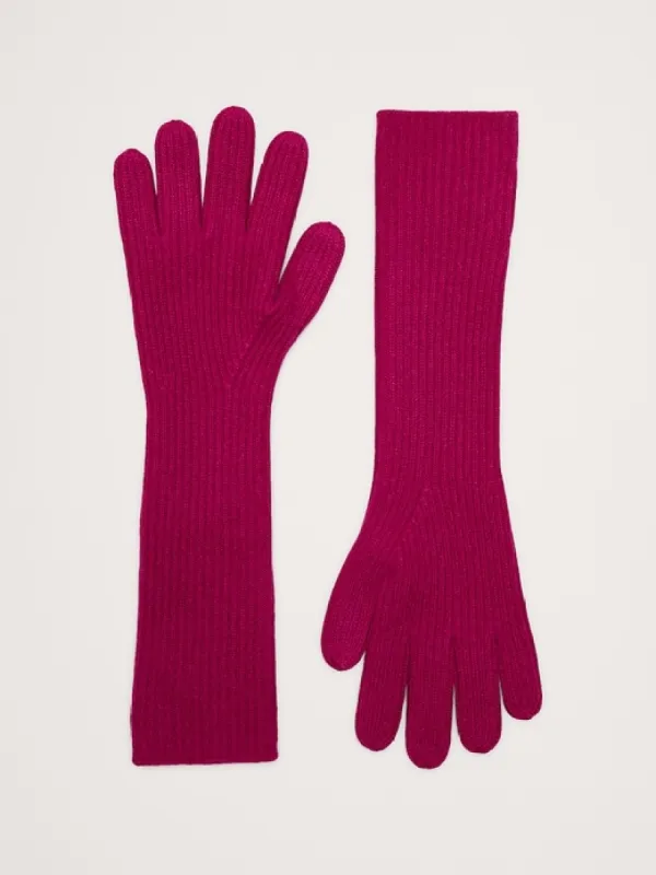 Signature Cashmere Long Gloves sold by Banana Republic