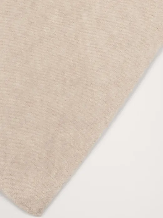 Brushed Wool-Cashmere Triangle Scarf sold by Banana Republic product image thumbnail 3