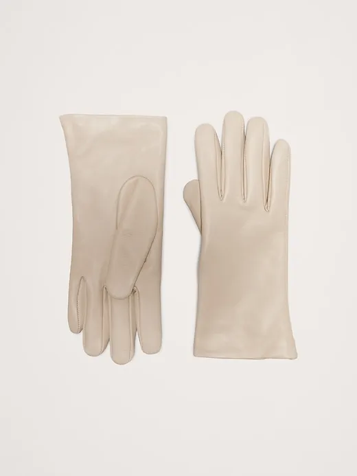 Cashmere-Lined Leather Gloves sold by Banana Republic