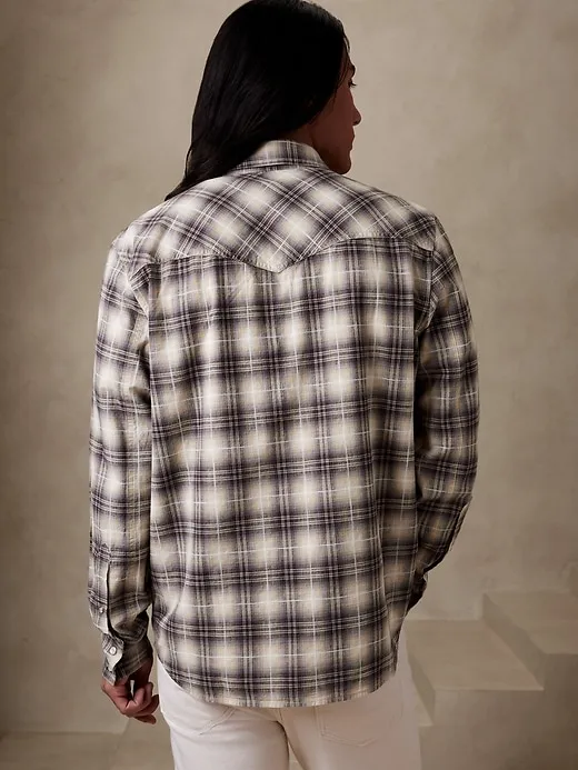 The Plaid Western Shirt sold by Banana Republic product image thumbnail 3