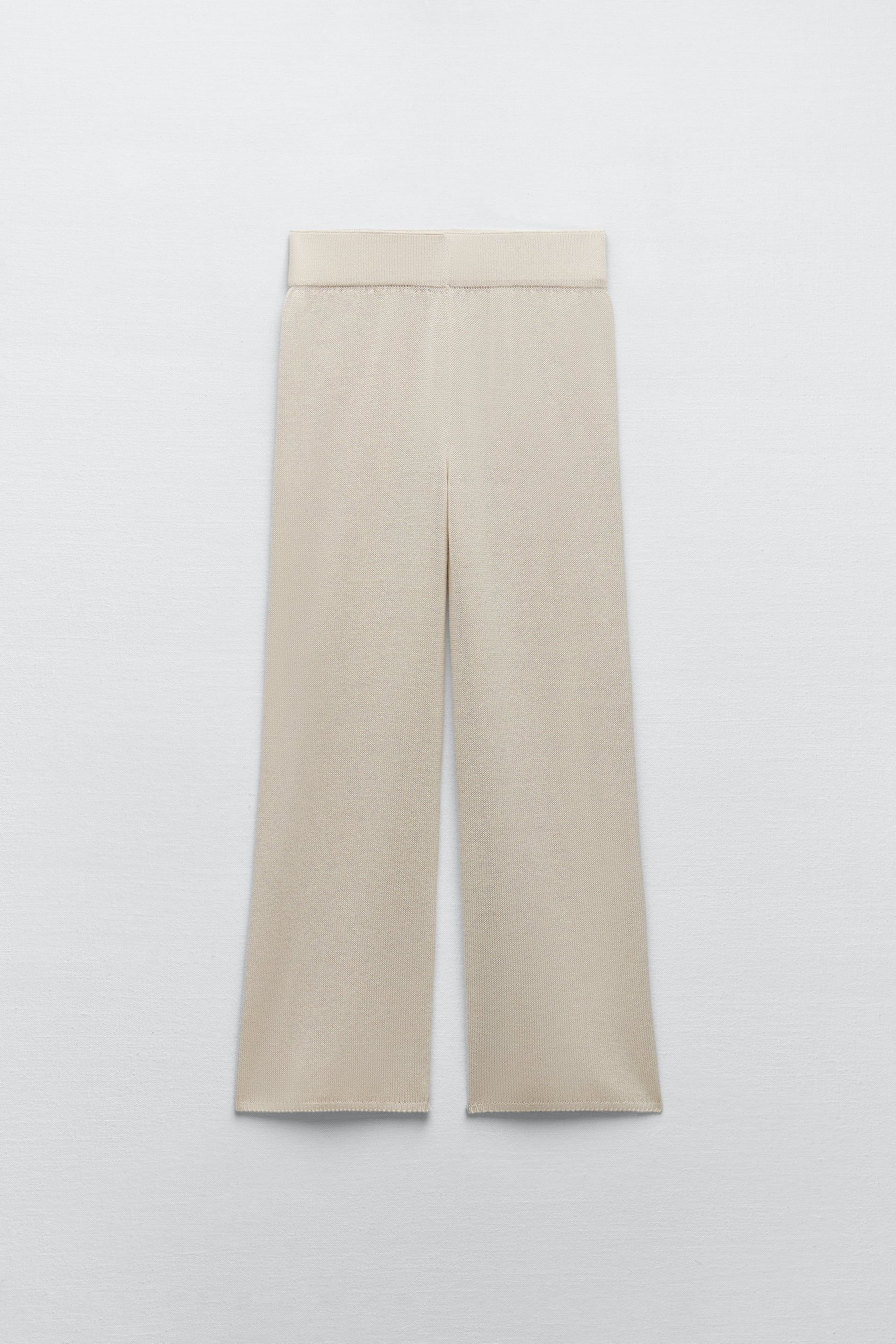 WIDE LEG KNIT PANTS sold by Zara product image thumbnail 4