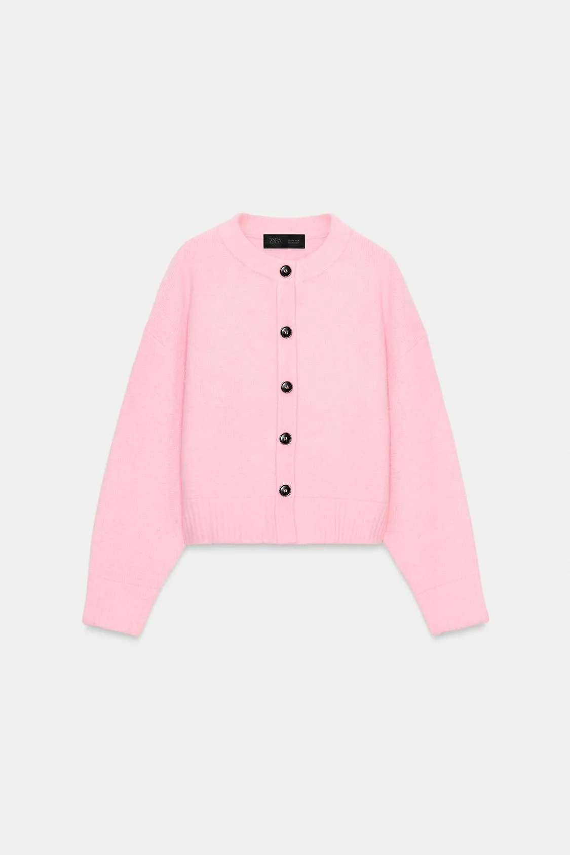 Zara - Soft Cardingan - Pink - S - Woman sold by Zara