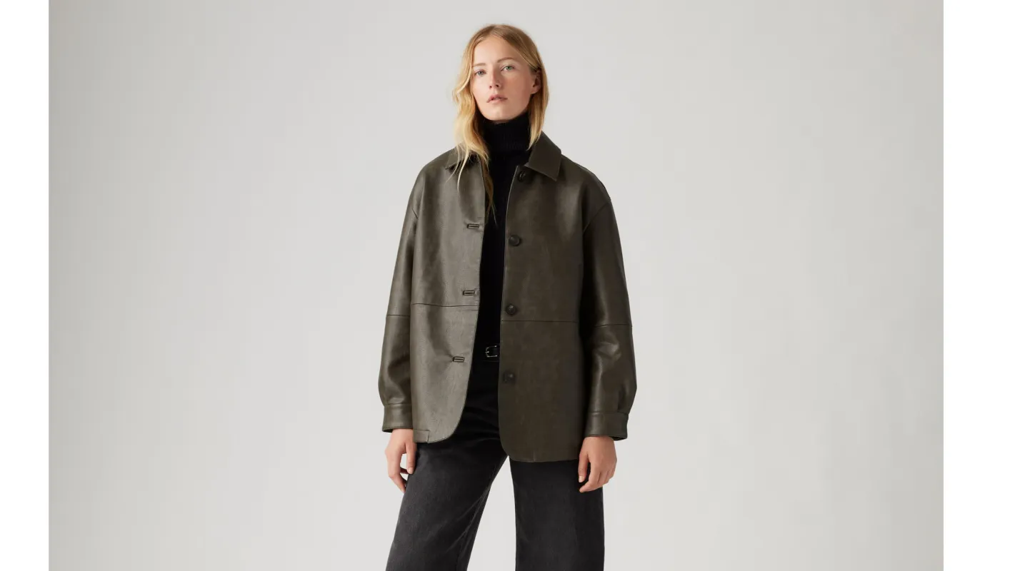 Faux Leather Vintage Blazer sold by Levi's