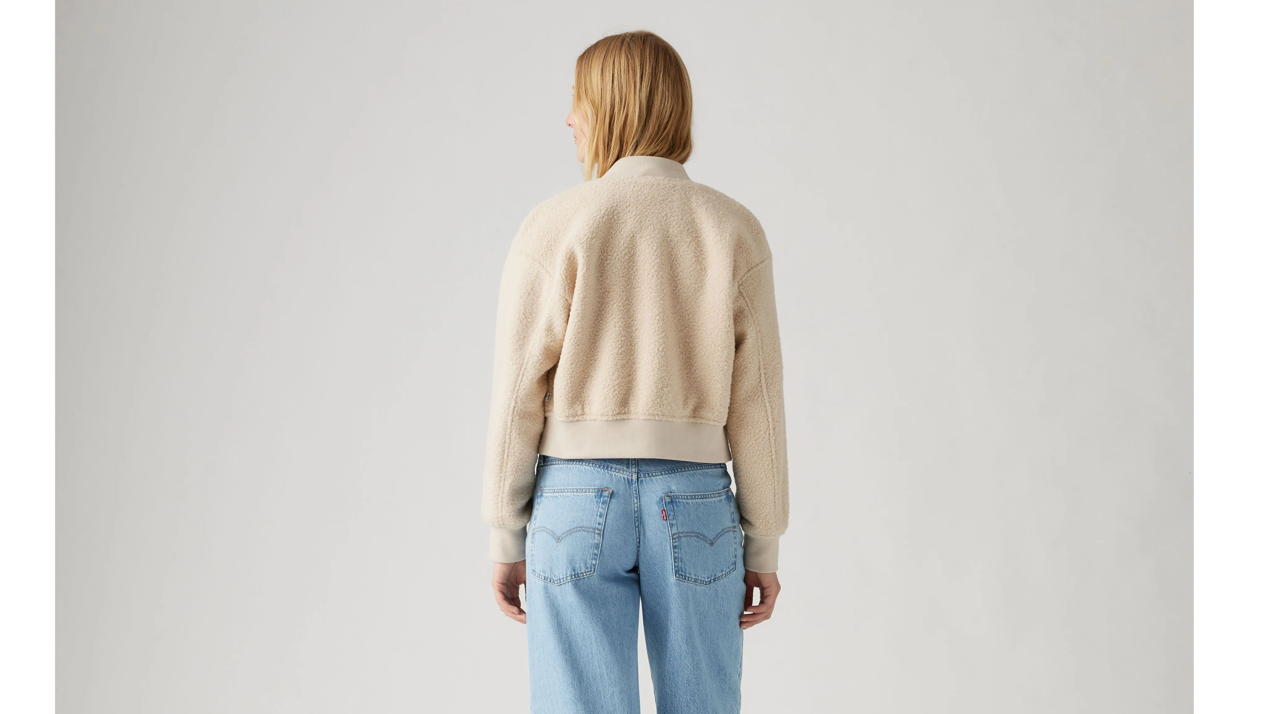 Cropped Varsity Bomber Jacket sold by Levi's product image thumbnail 2