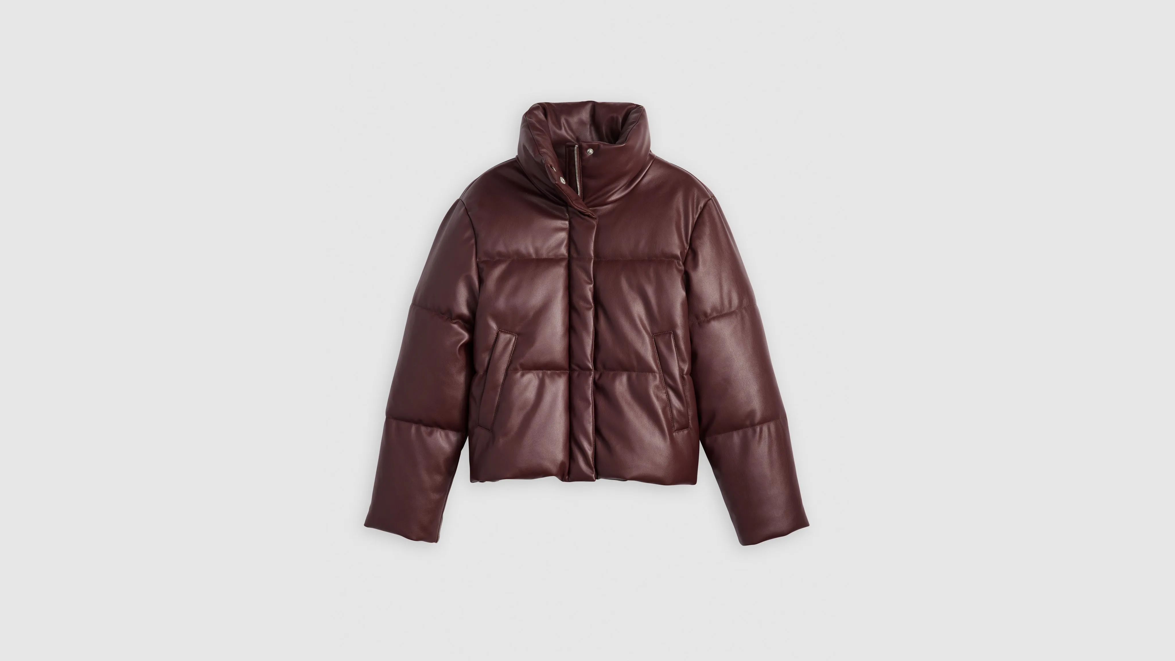 Faux Leather Puffer Jacket sold by Levi's product image thumbnail 3