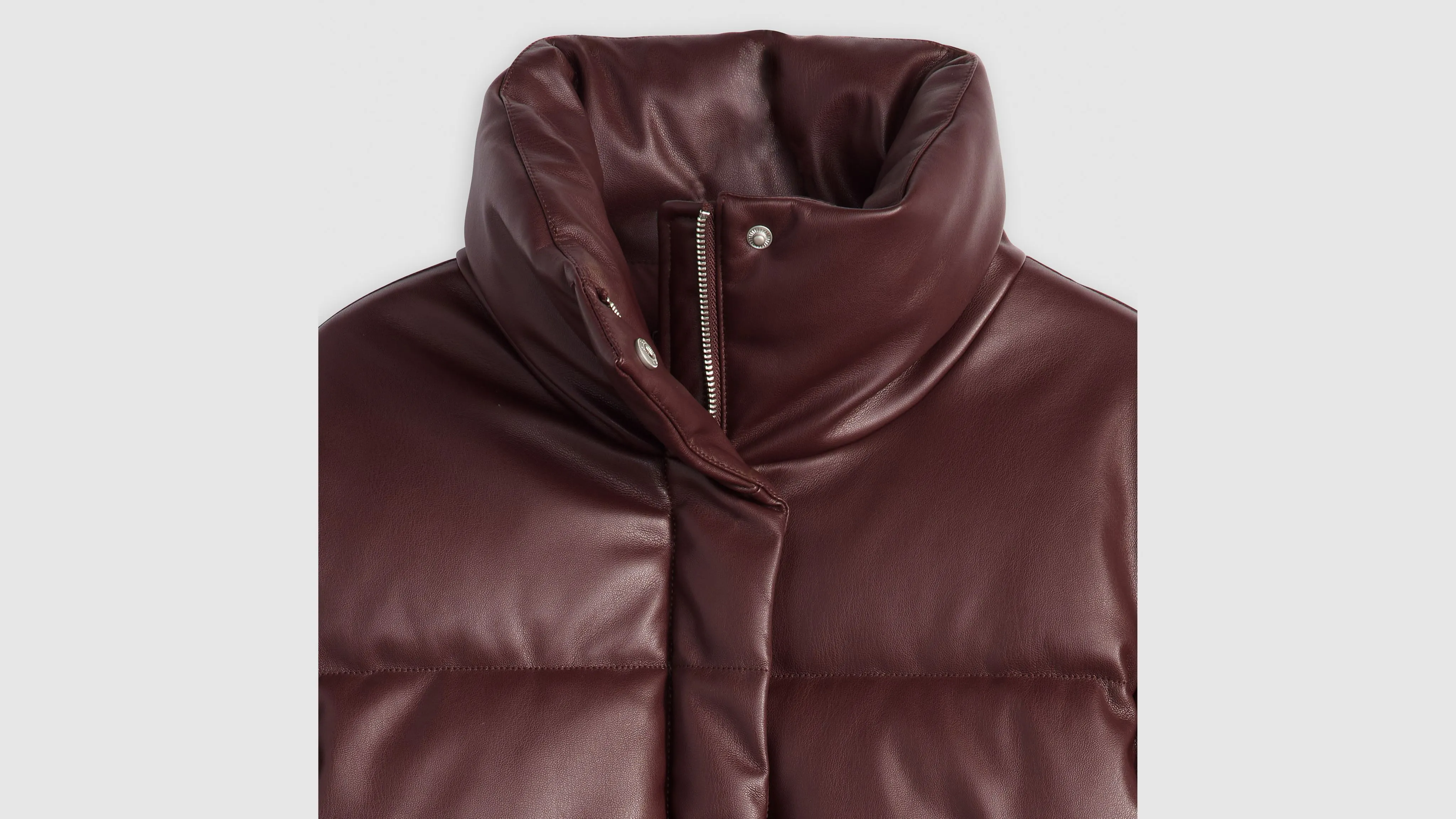 Faux Leather Puffer Jacket sold by Levi's product image thumbnail 4