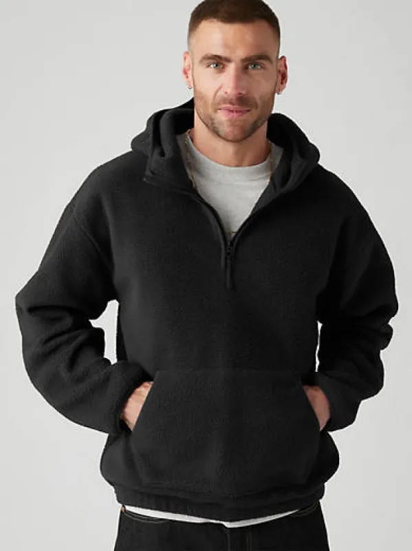 Hooded Sherpa Pullover sold by Levi's