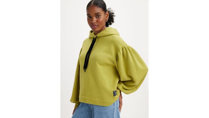 Akane Ruched Hoodie Sweatshirt made by Levi's