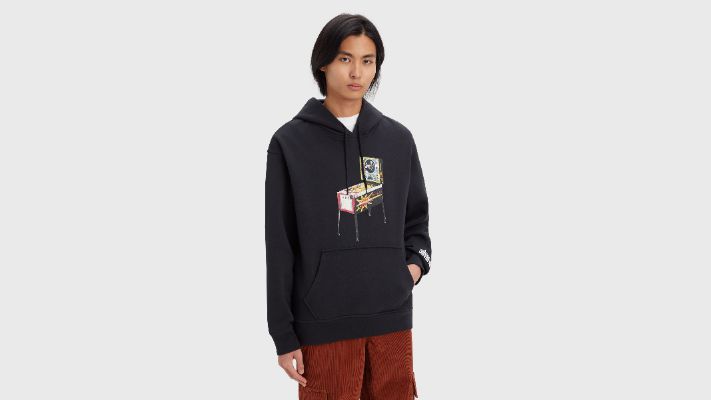 SilverTab™ Relaxed Graphic Hoodie Sweatshirt made by Levi's