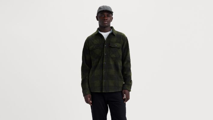 Microfleece Bonded Sherpa Shirt sold by Levi's