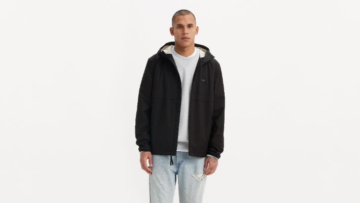 Hooded Rain Windbreaker Jacket sold by Levi's