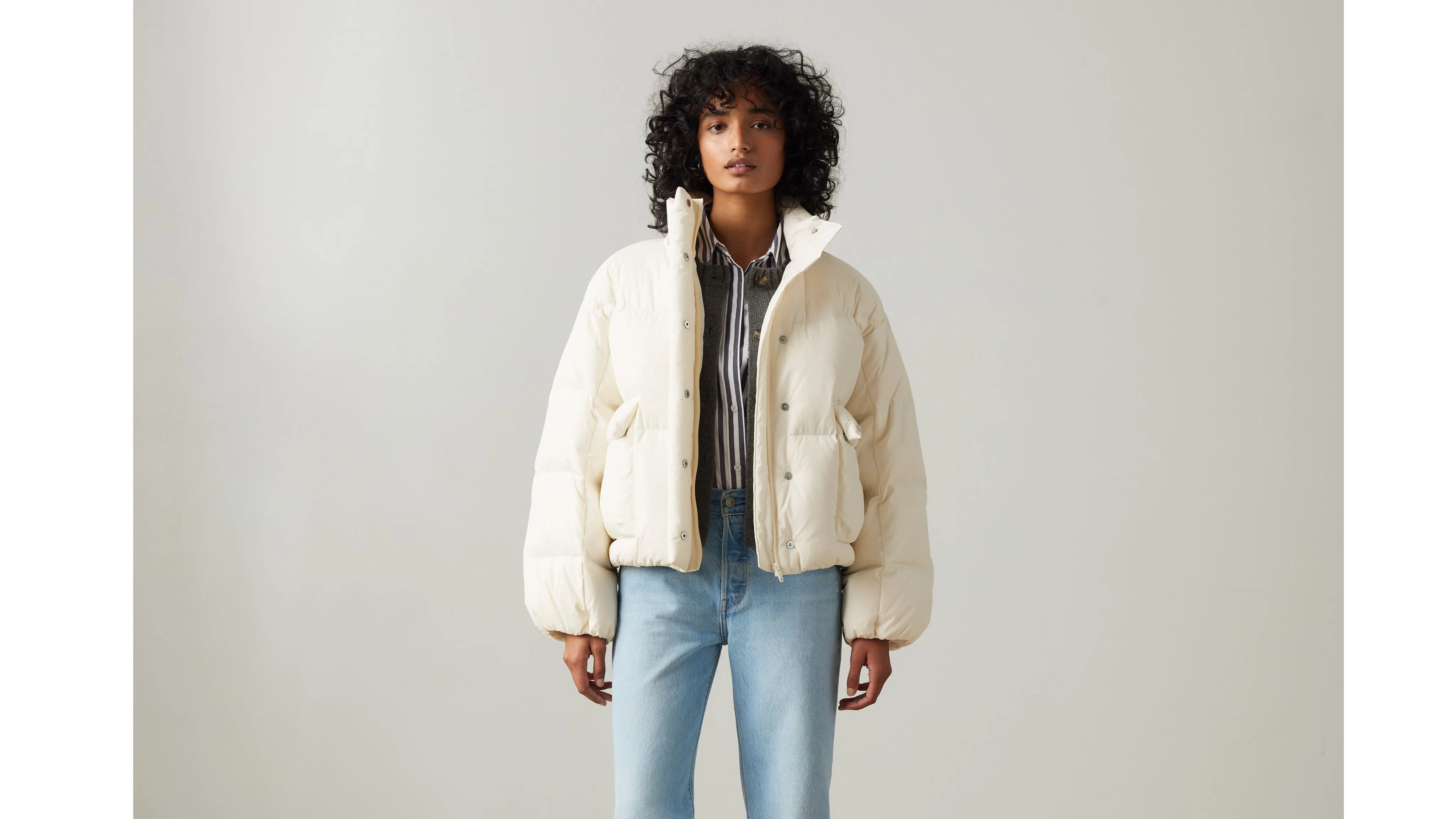 Western Short Bubble Puffer Jacket sold by Levi's product image thumbnail 2