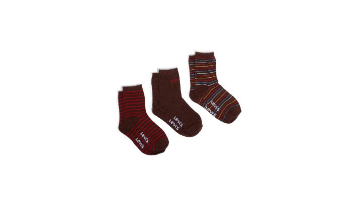 Striped Short Cut Socks (3 Pack) sold by Levi's