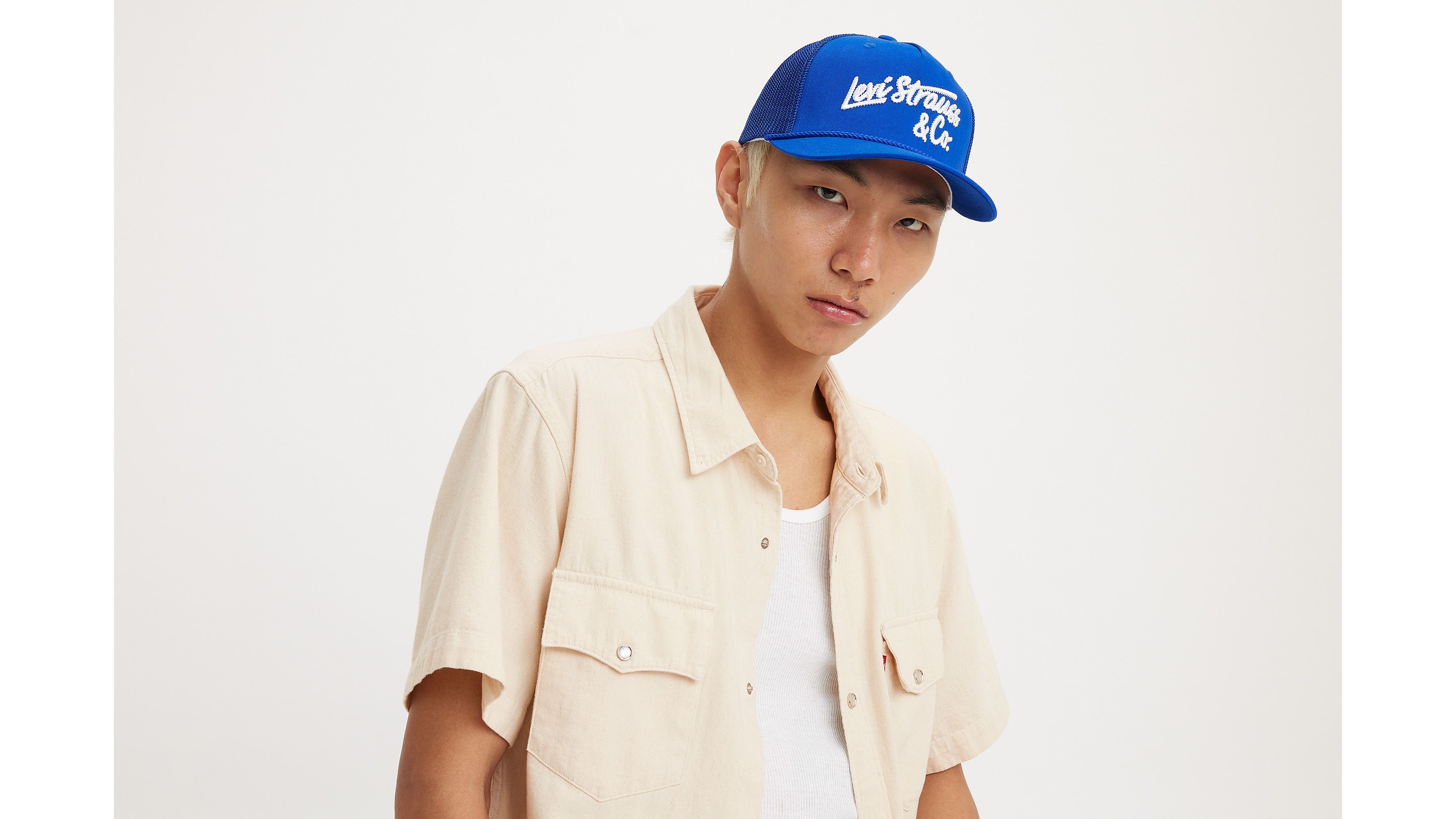 Embroidered Flexfit® Trucker Cap sold by Levi's product image thumbnail 2