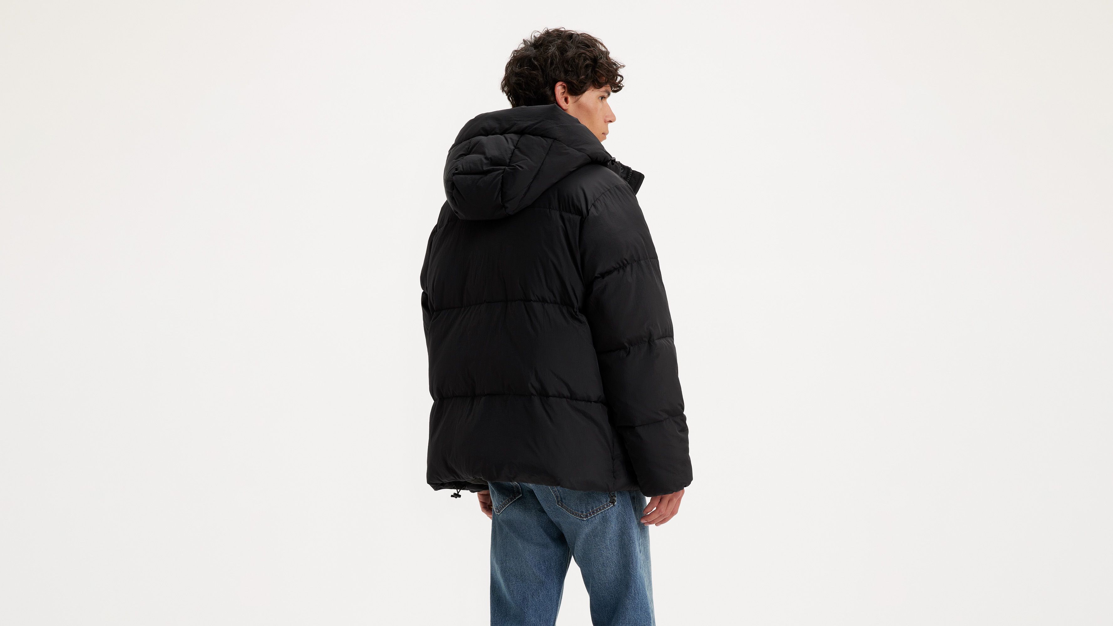 Dry Touch Nylon Hooded Puffer Jacket sold by Levi's product image thumbnail 2