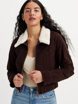 Slim Sherpa Corduroy Trucker Jacket made by Levi's