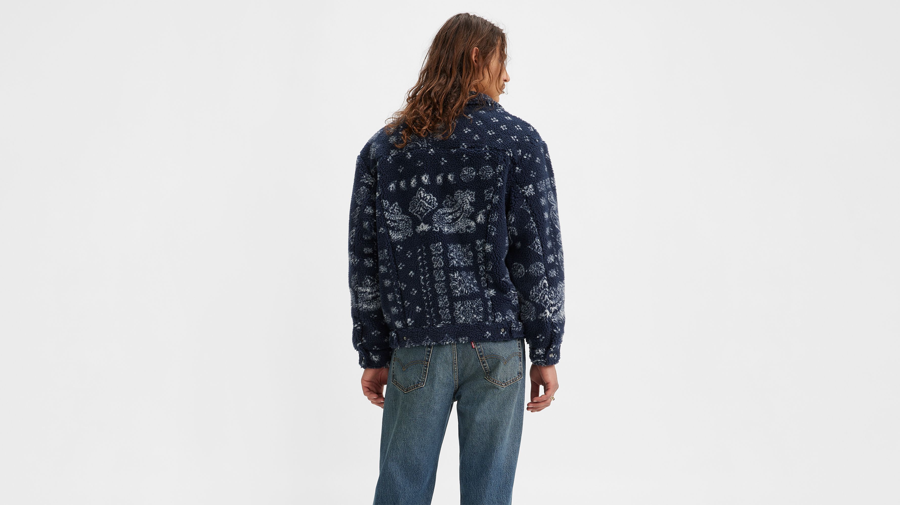 Relaxed Fit Cozy Sherpa Trucker Jacket sold by Levi's product image thumbnail 3