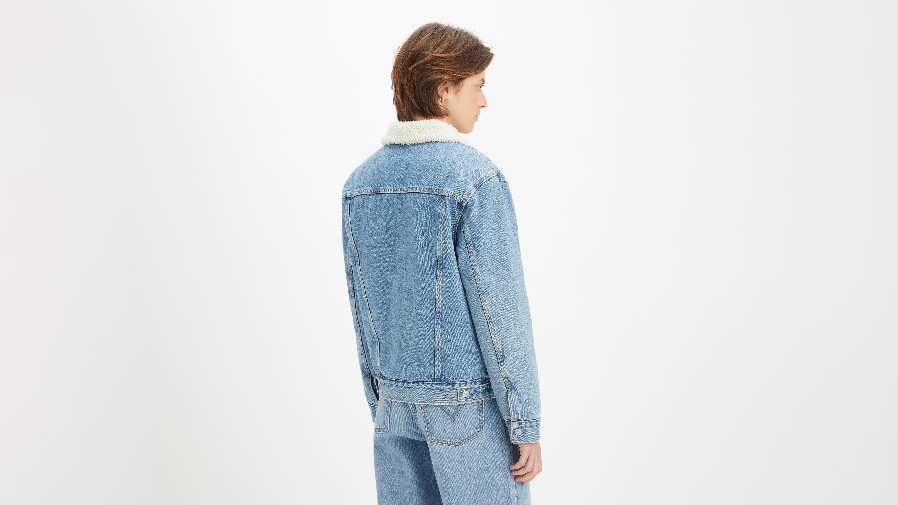 Ex-Boyfriend Sherpa Trucker Jacket sold by Levi's product image thumbnail 2
