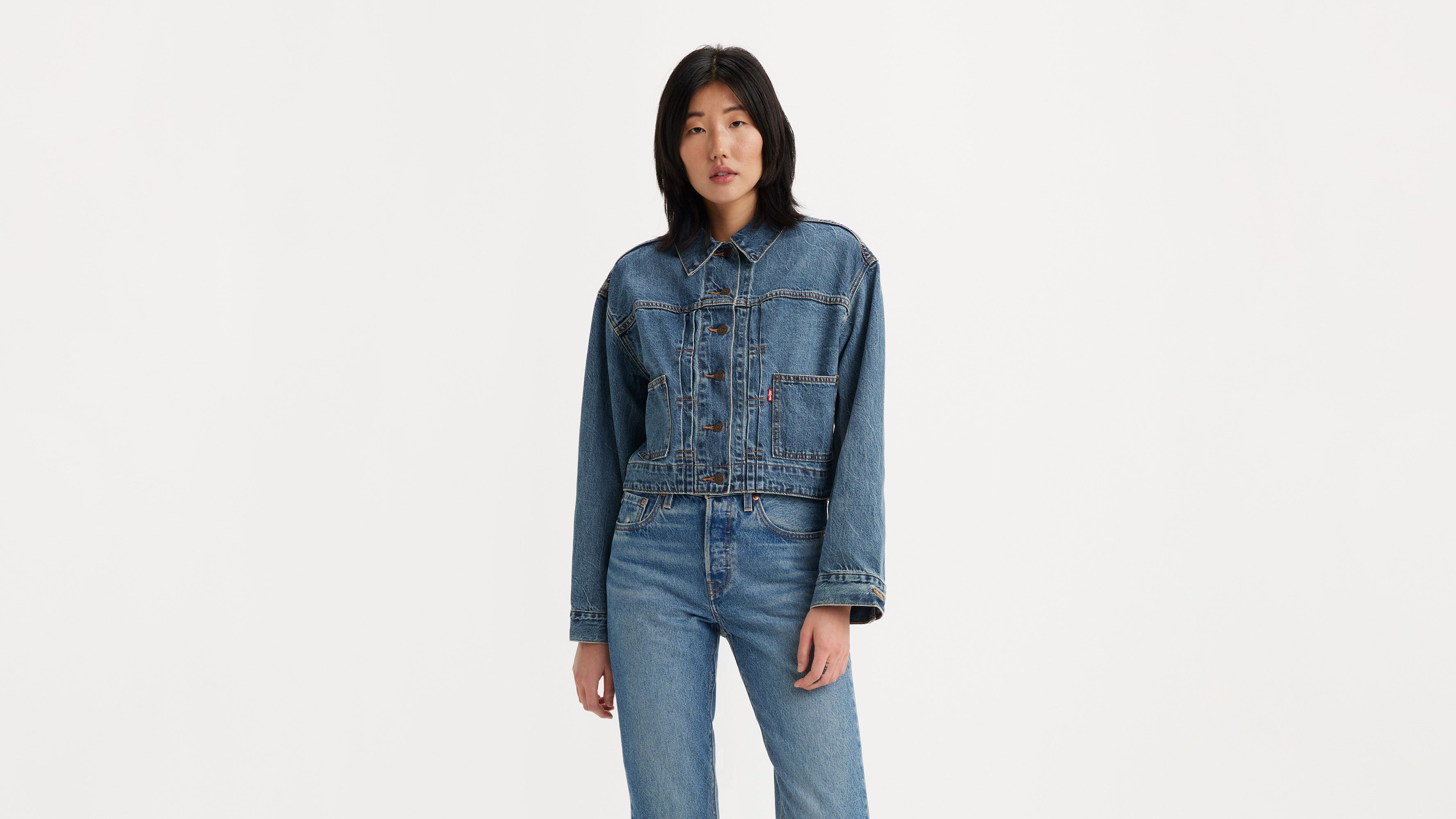Tailored 90s Trucker Jacket sold by Levi's product image thumbnail 2